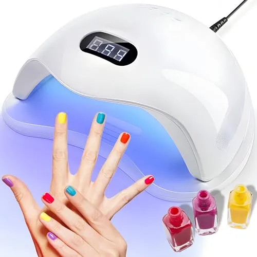 Retoo 48W Nageltrockner mit Timer - Härtungsgerät für Maniküre & Pediküre, trocknet Gelnägel in nur 10 Sekunden dank Infrarotsensor und LCD-Display – ideal für schnelle und professionelle Ergebnisse.