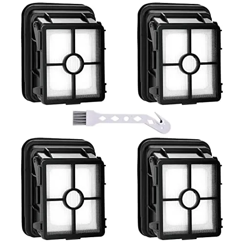 Leadaybetter Zubehör für Bissell Crosswave 3-in-1: 4 Stück 1866F Ersatzfilter für 17132, Nass- & Trockensauger und 2225N Pet Pro Filter