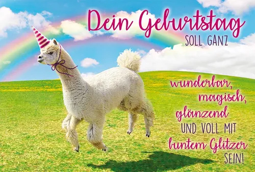 Geburtstag - Premium Line - Glückwunschkarte im Format 11,5 x 17 cm mit Briefums