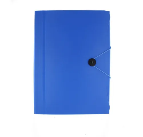 MICA Schreibmappe Fächermappe blau - DIN-A4