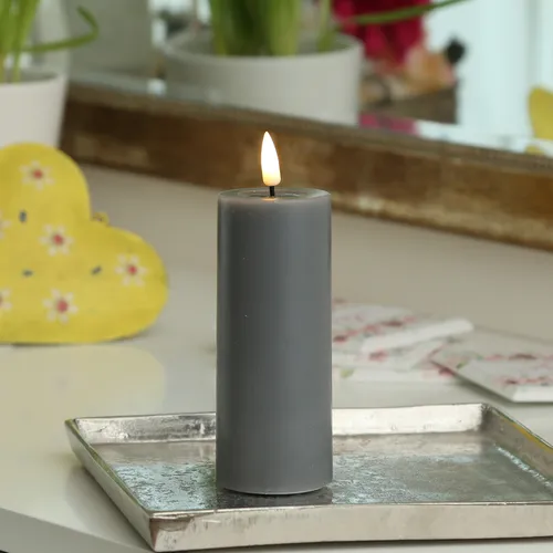 Deluxe Homeart Kerzen Grau von Deluxe Homeart