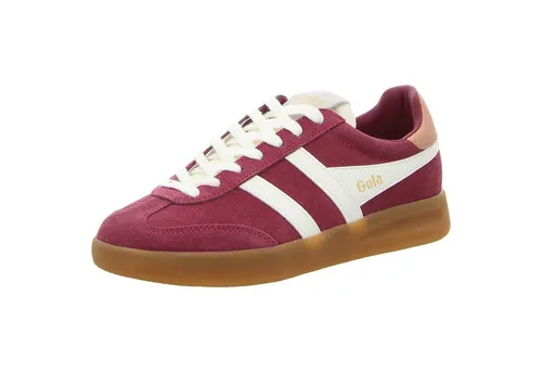Gola CYCLONE Damen Fashion Sneaker Cerise Off White - 39 EU - Stylischer Damen Sneaker in Cerise Off White mit 2,8 cm Absatzhöhe. Ideal für den Alltag und Berufskleidung, bietet er Komfort und trendiges Design.