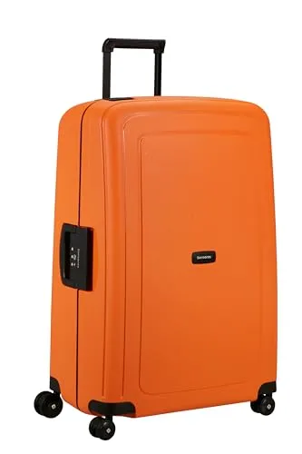 Samsonite S'Cure Hartschalenkoffer 75 cm - Leichter Trolley mit TSA-Schloss - Großer 102 L Koffer für zweiwöchige Reisen, ausgestattet mit 4 leichtgängigen Rollen und einem 3-Punkt-Schließsystem für maximalen Schutz auf Reisen.