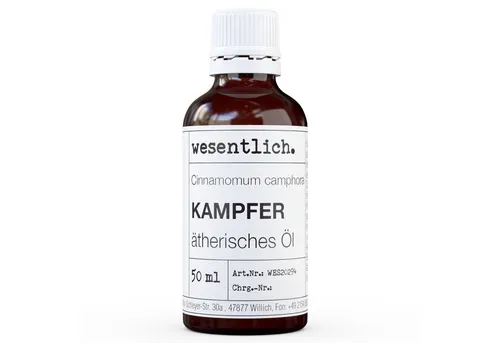 wesentlich. Duftöl Kampfer 50ml - naturreines, ätherisches Öl