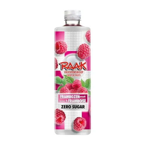 Raak Vruchtensiroop Frambozen Zero Sugar Fruchtsirup Himbeeren 750ML