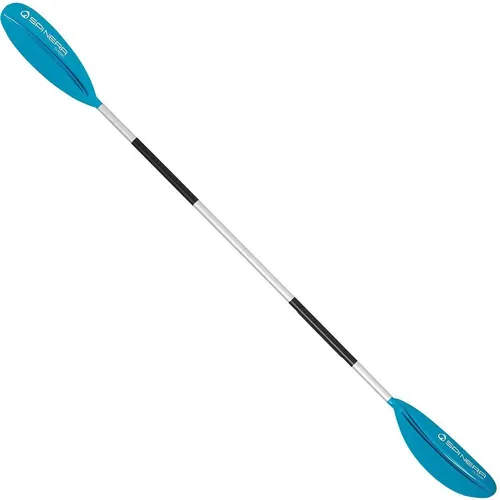 SPINERA CLASSIC ALU KAYAK Paddel 2025 blue - Paddel für Kajakfahrer, 4-teilig und leicht mit nur 1,1 kg, aus robustem Aluminium und glasfaserverstärktem Polypropylen für optimale Leistung auf dem Wasser.