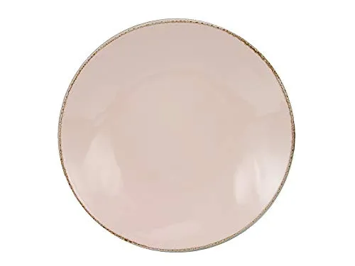CreaTable 22117 PINK LADY Speiseteller 28 cm, rosé/Teller/Steingut/Essteller