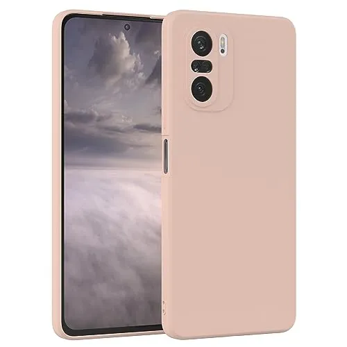 EAZY CASE - Silikonhülle für Xiaomi Mi 11i Hülle Silikon Case Rosa weich stoßfeste Handyhülle Xiaomi Mi 11i Schutzhülle mit Kameraschutz Dünn Premium Schutz Cover TPU Phone Bumper in Altrosa Pastell