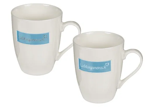 Becher Out of the blue wunderschöne Lieblingsmensch Tasse ca. 350ml Tee Ka