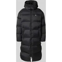 Calvin Klein Jeans Regular Fit Steppmantel mit Logo-Print in Black, Größe M