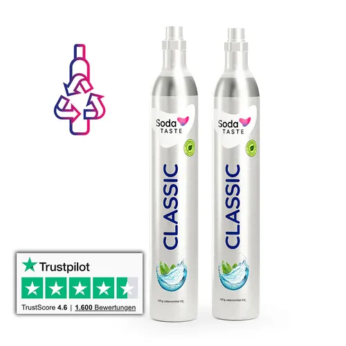 CO2-Zylinder 2er-Pack tauschen - Classic