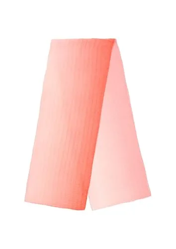 s.Oliver Plissierter Schal mit All-over-Muster in orange von s.Oliver