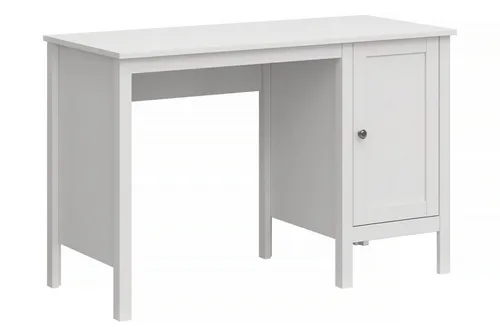KONSIMO® Schreibtisch FARGE Computertisch Bürotisch Arbeitstisch, mit Türen, 115cm, Klassisches Design