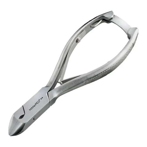 MANePed ® Sicherheits-Nagelzange - Hochwertige Sicherheits-Nagelzange von MANePED® aus Chirurgenstahl. Ideal für präzises Schneiden ohne Verletzungsrisiko, speziell für empfindliche Nägel und Diabetiker. Universell für Maniküre und Pediküre einsetzbar.