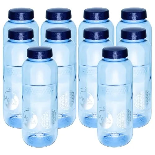 Tritan Trinkflaschen 0,5L, AcalaQuell Grip, 10er Megasparset