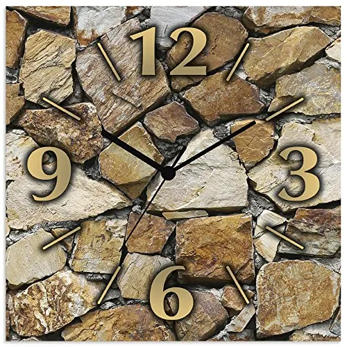 ARTLAND Wanddeko Wanduhr ohne Tickgeräusche - Wanduhren – Lautlose analoge Funkuhr mit modernem Design, ideal für jedes Zimmer. Made in Germany, geräuschlos und mit UV-beständigen Farben für eine langlebige Optik.