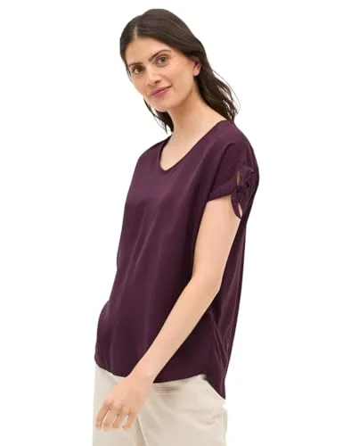 CECIL Damen T-Shirt, Gr. M (40), mulberry rot von CECIL