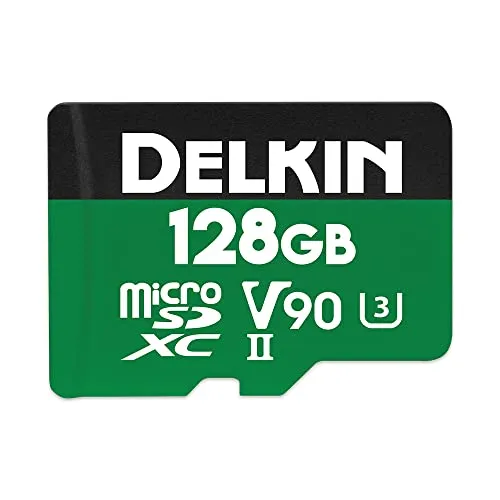 Delkin Devices Micro-SD-Karte 128 GB UHS-II (U3/V90)