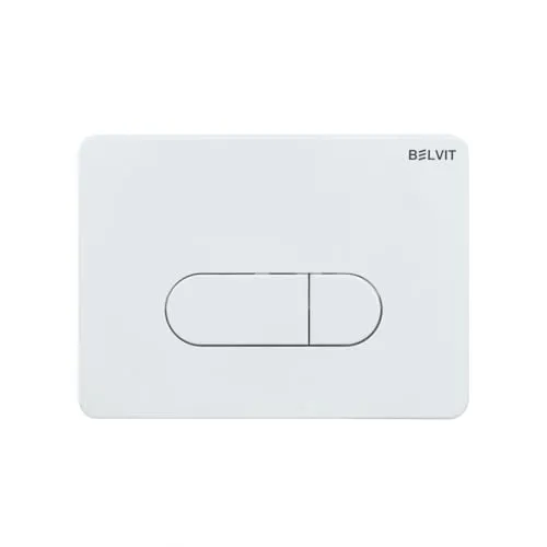 Belvit Berlin Betätigungsplatte für 2-Mengen-Spülung weiß