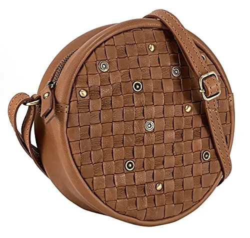 Gusti Umhängetasche Leder - Gabriella Vintage Handtasche - Elegante Umhängetasche aus hochwertigem Leder im Vintage-Look. Ideal für Alltag und Freizeit, bietet genügend Platz für Essentials und verleiht jedem Outfit den perfekten Akzent.