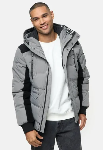 Indicode Herren INJakobe Winterjacke mit Kapuze | Warme Freizeitjacke für Männer - Sportliche Herrenjacke mit Kapuze und abgestepptem Design. Ideal für kalte Tage, bietet Komfort und Stil. Praktischer Reißverschluss und hochwertige Verarbeitung garantieren ein tolles Tragegefühl.