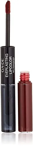 GA-DE Everlasting Lip Color - 32 Wine Spirit, 8,6 ml - Langanhaltende Lippenfarbe in edlem Weinrot, perfekt für jeden Anlass. Intensive Farbabgabe und geschmeidige Textur für ein angenehmes Tragegefühl.