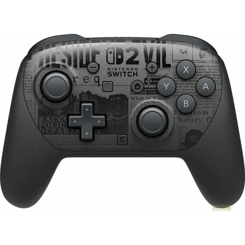 Nintendo Switch 2 Pro Controller Resident Evil Requiem Edition - Limited-Edition Controller für stilvolles Gaming. Ergonomisches Design mit gummierten Griffen für optimalen Komfort und lange Spiel-Sessions. Ideal für Fans von Resident Evil und actionreichen Spielen.
