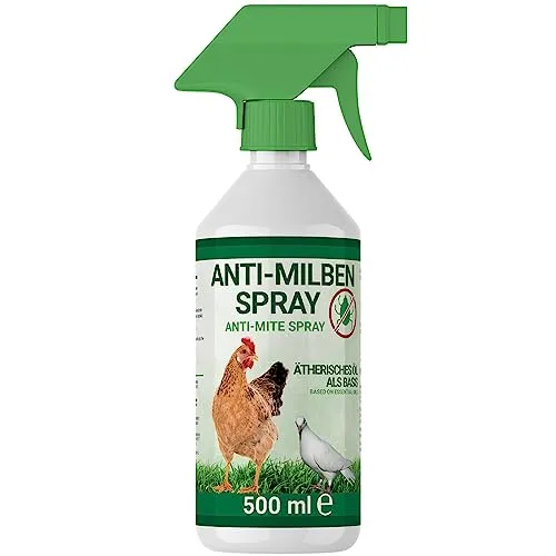 500ml Milbenspray Hühner, Geflügel & Vögel