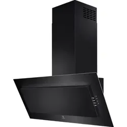 Dekorative, 90 cm breite wandhaube, 600 m3/h, schwarz Electrolux LFV329K - Schwarz