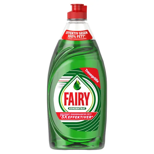 Fairy Konzentrat Original Handspülmittel 520 ml - Starke Reinigungskraft - Erleben Sie die hohe Reinigungskraft des Fairy Konzentrat Original Handspülmittels. Mit nur einem Tropfen entfernen Sie Fett effektiv und schonen dabei die Umwelt dank recycelter Verpackung.