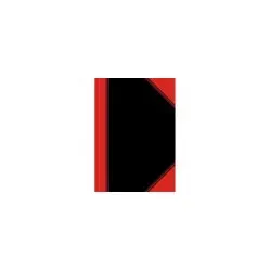 Chinakladde A5 kariert 96 Blatt 29115 schwarz/rot