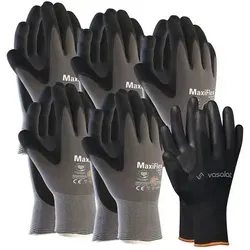 Maxiflex Ultimate Arbeitshandschuhe – 5 Paar + 1 Paar vasalat, Größe 8 (M) - Arbeits- & Schutzkleidung: Diese atmungsaktiven Handschuhe bieten hervorragenden Grip und Flexibilität – ideal für Heimwerk, Handwerk und Industrie. Sicherheit nach EN388 garantiert.