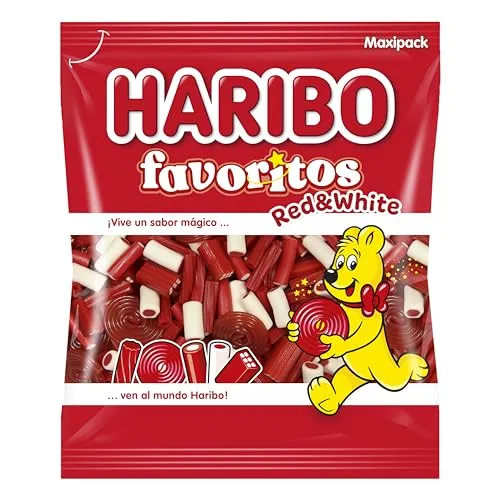 HARIBO 0008006 RotWeiße Favoriten, 1 kg in rot von HARIBO