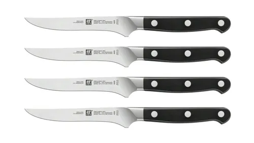 Zwilling Steakmesser Set Pro 38430-002-0 - 4 Stücke - Küchenmesser: Hochwertiges Steakmesser Set mit präzisen Klingen für perfekte Schnitte und ein erstklassiges Grillerlebnis.