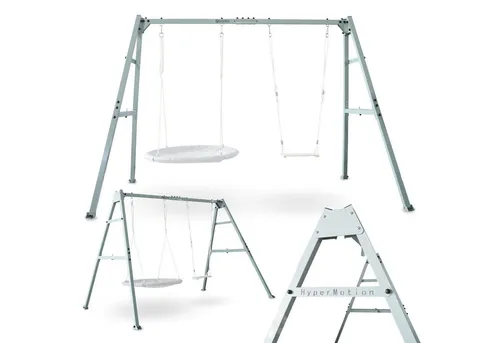 HyperMotion Schaukelgestell FRAME SWING HYP19 – Stabil & Wetterfest - Schaukeln – Stabiler Stahlrahmen mit 200 kg Tragkraft, ideal für Nestschaukeln, Hängematten & mehr. Wetterfest und vielseitig für den Garten.