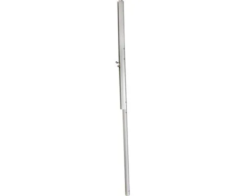 Windhager Sonnensegelmast Premium - Höhenverstellbarer Sonnensegelpfosten aus rostfreiem Aluminium (max. 242,5 cm), ideal für sicheren Halt und Stabilität bei Wind & Wetter.