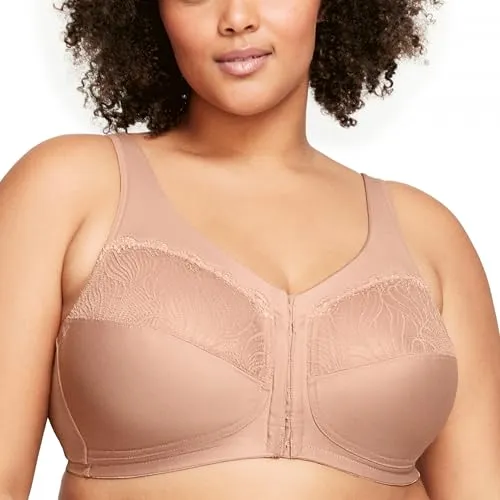 Glamorise Damen 1210 Full Coverage Bra, Cappuccino, 115C