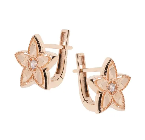 Rotgold-Ohrringe von Golders