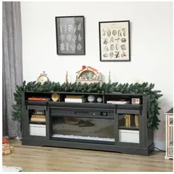 HOMCOM 2,7 m künstliche Weihnachtsgirlande in grün von HOMCOM