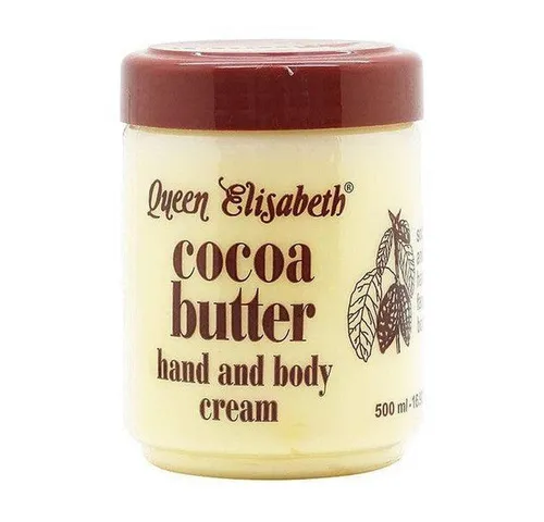 Queen Isabell Körpercreme mit Kakaobutter - Feuchtigkeitsspendende Körpercreme (500 ml) von Königin Elisabeth, ideal zum Schutz vor Sonne und Wind, unterstützt trockene Haut und hilft bei gedehnter Haut während der Schwangerschaft.