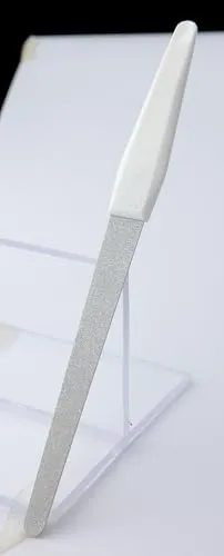 EKS Saphir-Nagelfeile, rund, 17 cm in rot von EKS Solingen