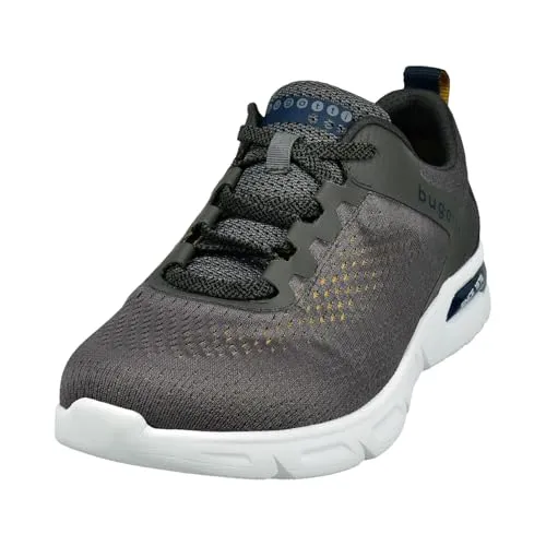 bugatti 341-ADT04 Herren Schnürer, Dark Grey, 44 EU - Herren-Sneaker in stilvollem Dunkelgrau, aus hochwertigem Material für optimalen Tragekomfort und vielseitige Kombinationsmöglichkeiten.