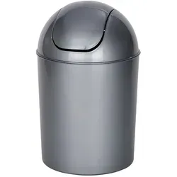 Wenko Schwingdeckeleimer in Grau - 6 l