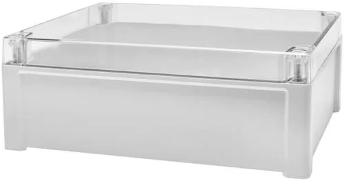 Fibox TPC 292411T Universal-Gehäuse - Steckdosenleisten: Praktisches Polycarbonat-Gehäuse mit schnellem Montage-System und viel Platz für individuelle Anpassungen.