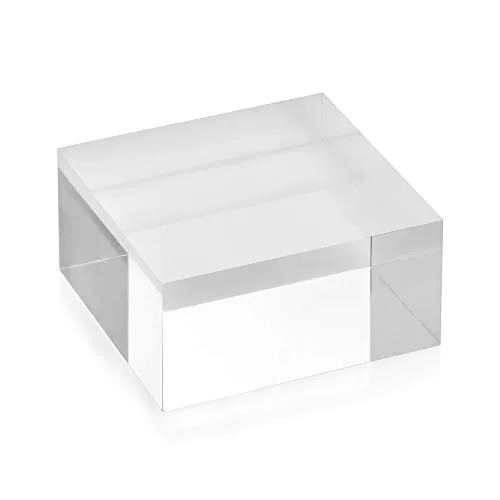 Acrylblock 40x40x20mm transparent, rundum glänzend polierte Seitenkanten/Acryl/Acrylglas - Zeigis®