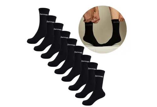 Benonetti Tennissocken für Damen und Herren – Bequeme Sport&Laufsocken (9-Paar) Robust & Langlebig - Optimale Kompression - verursacht keine Blasen