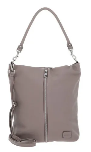 FREDsBRUDER Feeling Good Umhängetasche 38 cm - warm grey - Damen-Schultertasche mit edlem Design und geräumiger Größe, ideal für den Alltag. Perfekt für die ordentliche Aufbewahrung Ihrer Utensilien!