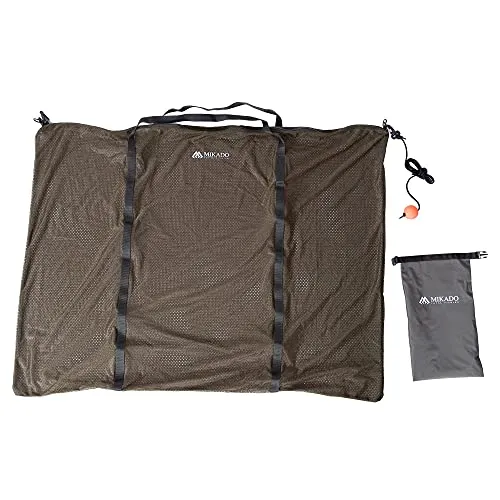 Mikado massiver Soft Mesh Karpfensack 120x90cm Carp Sack mit Transportsack