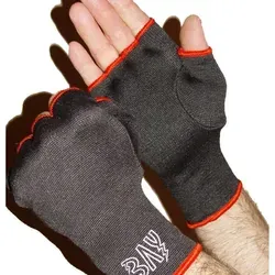 BAY-Sports Boxbandagen Schlupfbandagen Handbandagen Boxen Kickboxen schwarz schwarz M