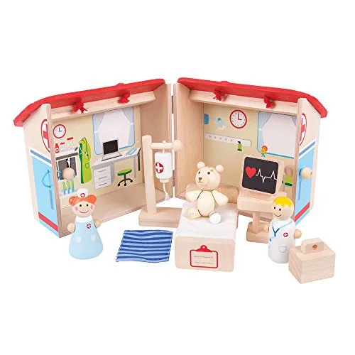 Bigjigs Toys Mini-Krankenhaus Spielset